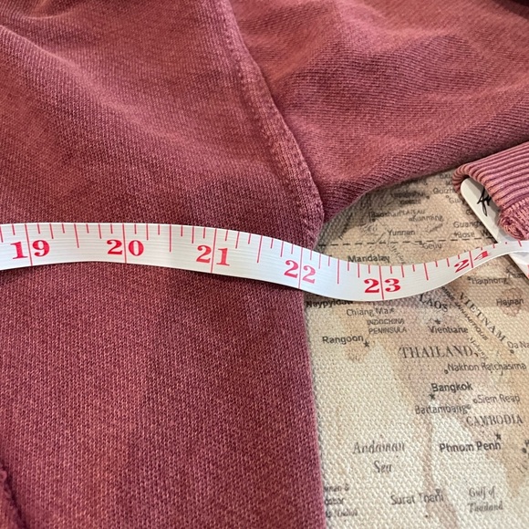 🆕Free People FP Movement Only One Hoodie Jacket Top Size XS Cherry Mocha - Picture 10 of 16